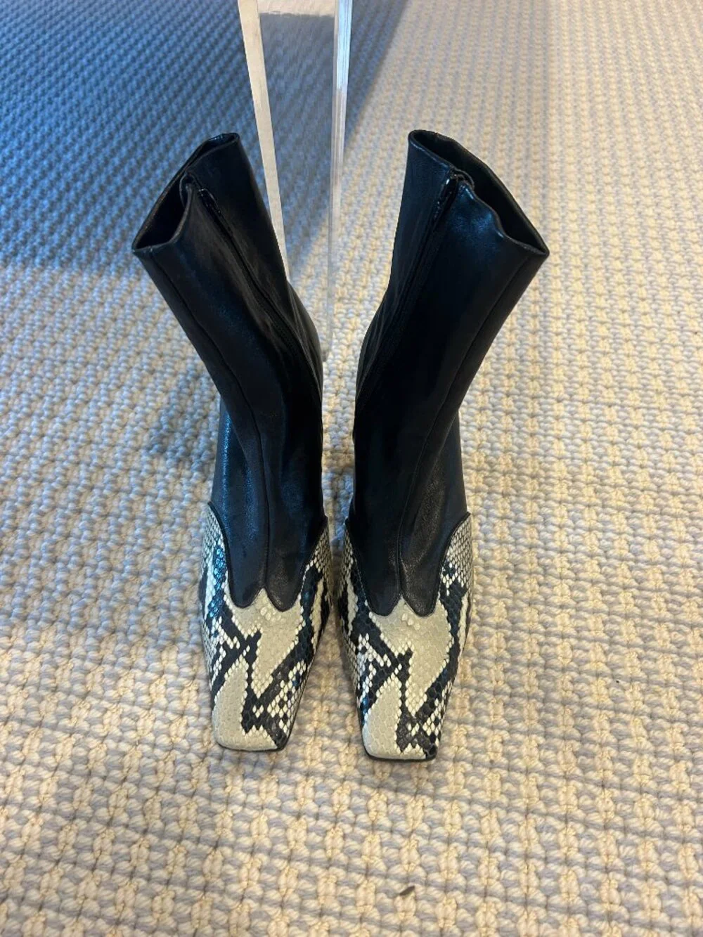Khaite Women's Black and Brown Boots